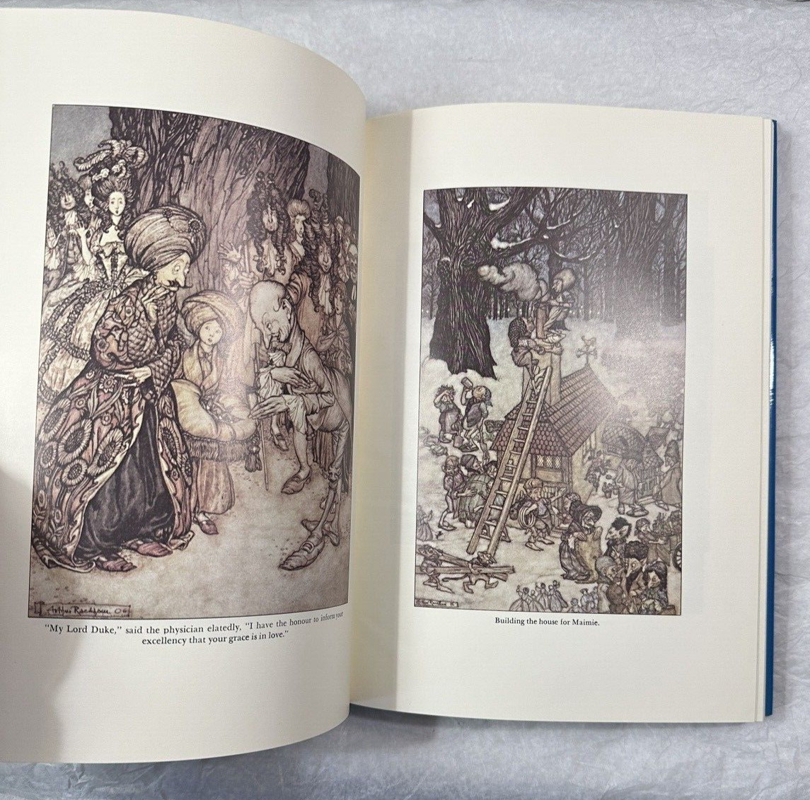 Peter Pan in Kensington Garden JM Barrie ARTHUR RACKHAM Facsimile Of Original - Image 3