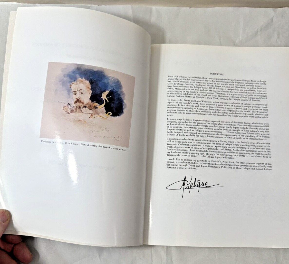 Christie's / Lalique Society / Weinstein Lalique Perfume Bottle Catalog 1993 - Image 2