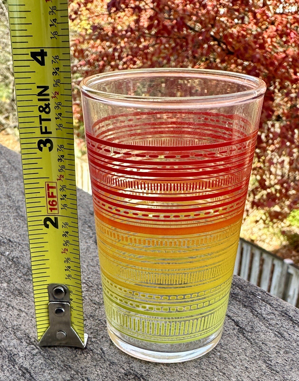 Federal Glass Handi-Serv Juice Glass Decanter Vintage Set w/ Six (6) Glasses NEW - Image 8