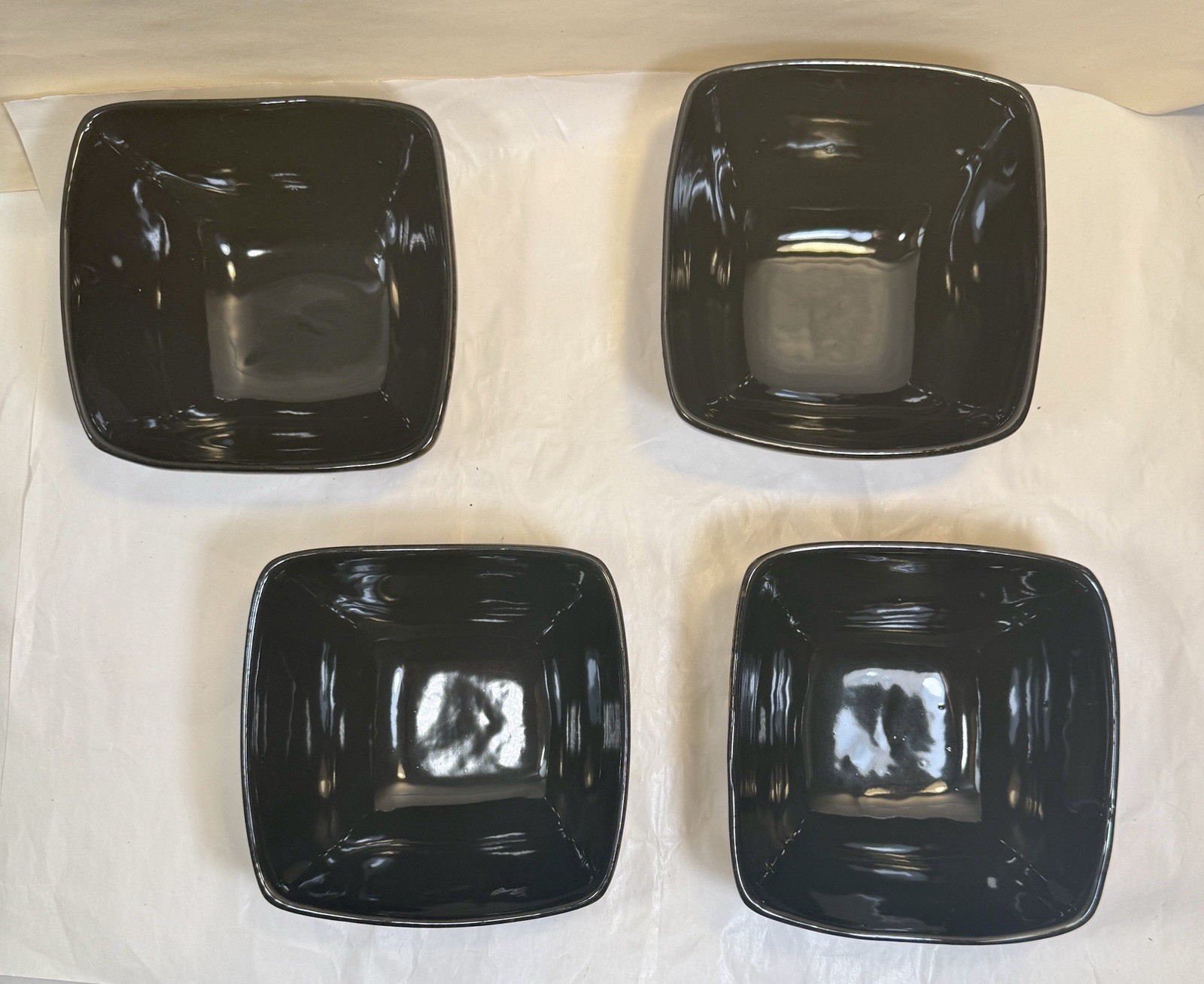 Four Broyhill Stoneware Soup / Salad Bowls 5 3/4" - Unused - Image 4