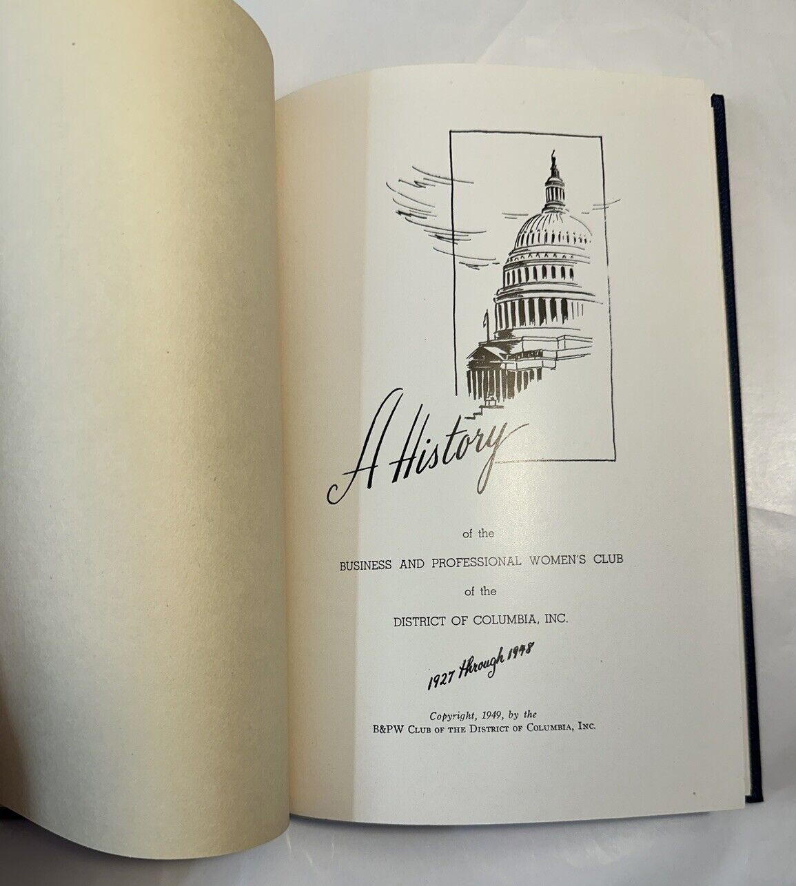 History:  Business and Professional Women's Club of the District of Columbia - Image 1