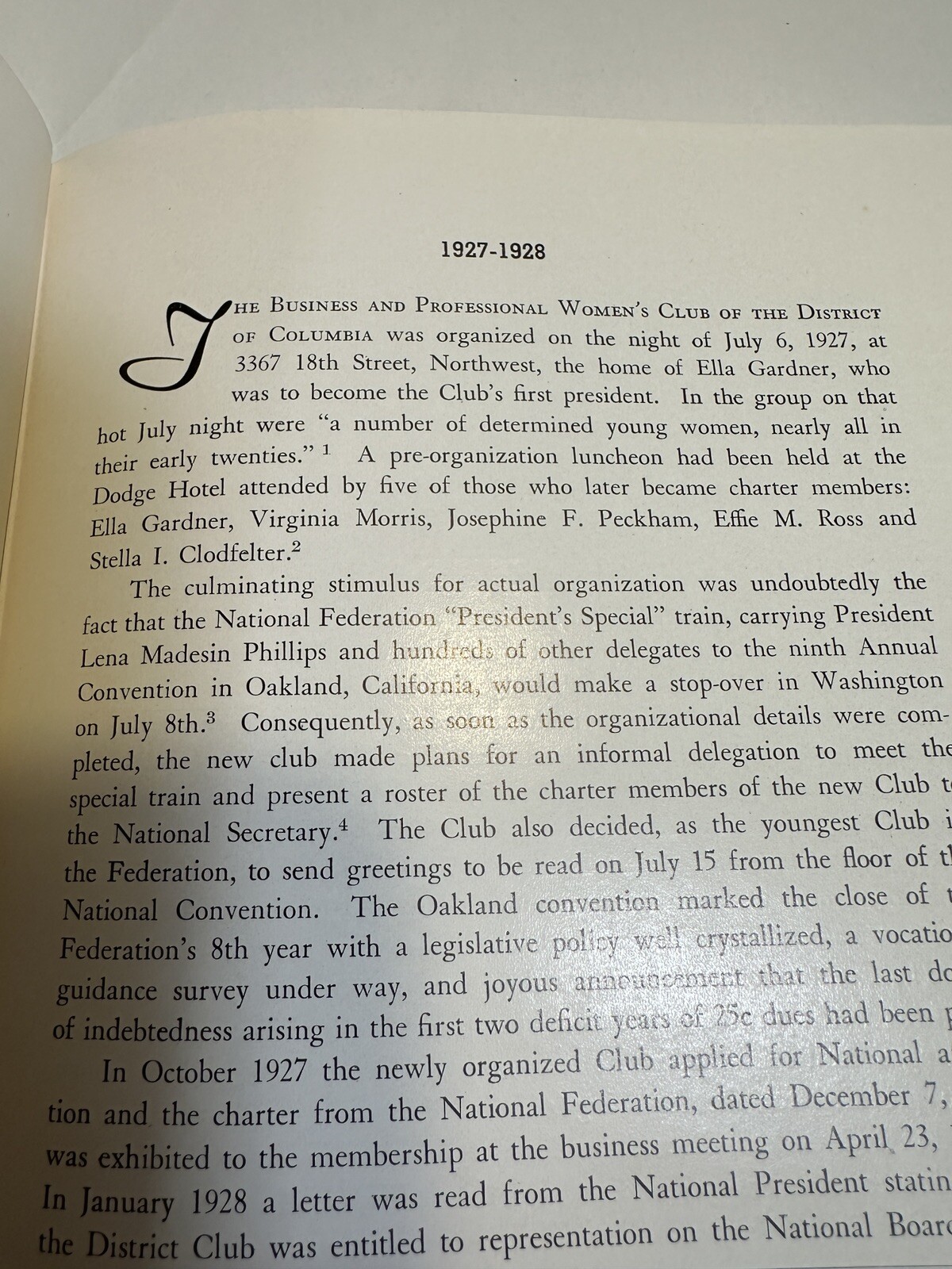 History:  Business and Professional Women's Club of the District of Columbia - Image 6