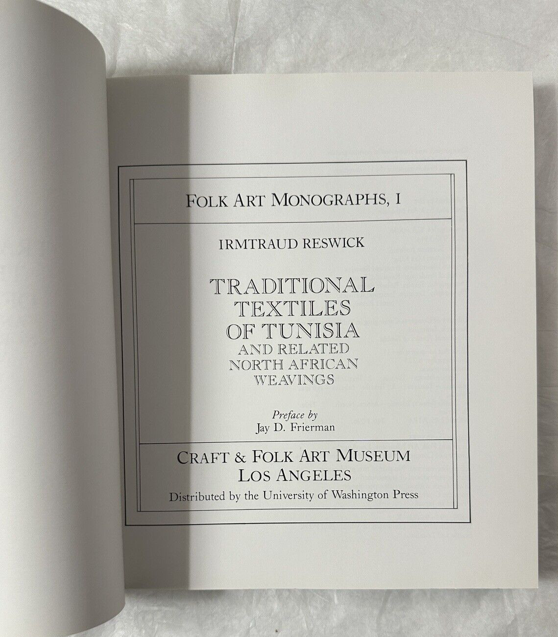 Traditional Textiles of Tunisia - Irmtraud Reswick - Image 1