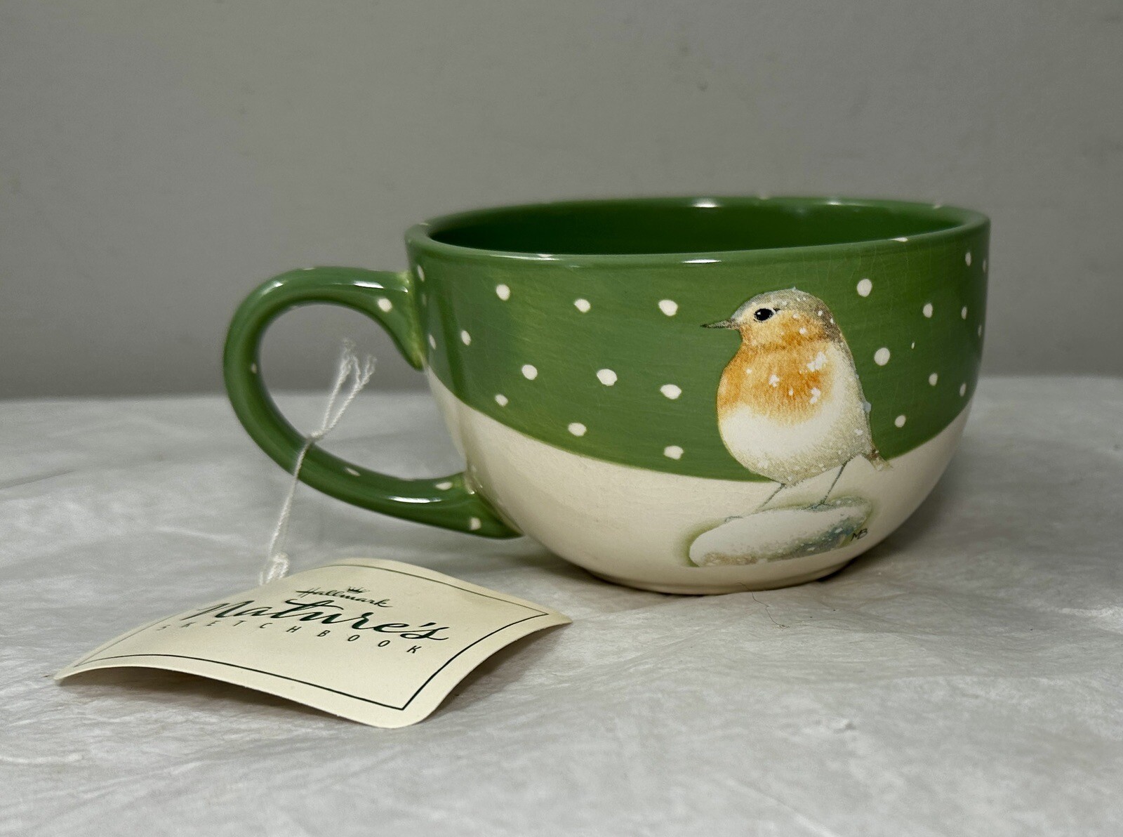 Two Marjolein Bastin Nature's Sketchbook Winter Snowbird Mugs/Cups - New W/Tags - Image 2