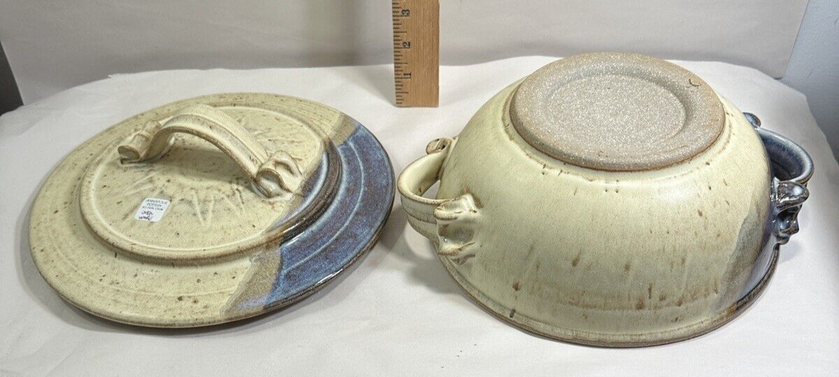 Annapolis Pottery Oven Ware - Covered 9" Casserole - Unused - Image 19