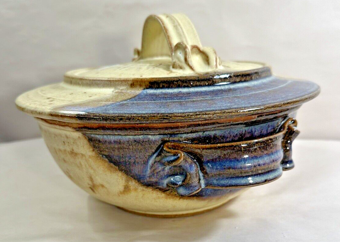 Annapolis Pottery Oven Ware - Covered 9" Casserole - Unused - Image 2