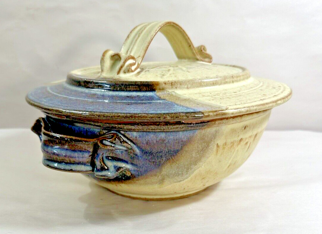 Annapolis Pottery Oven Ware - Covered 9" Casserole - Unused - Image 3