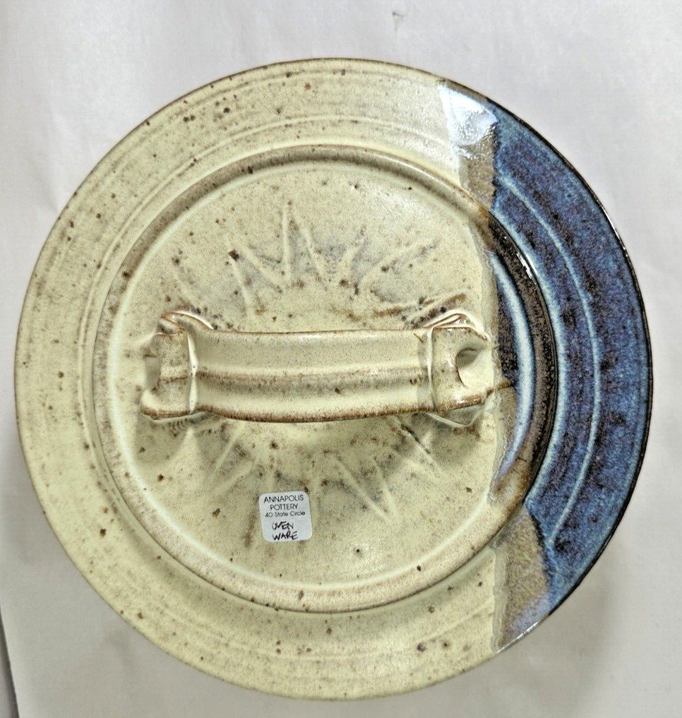 Annapolis Pottery Oven Ware - Covered 9" Casserole - Unused - Image 8
