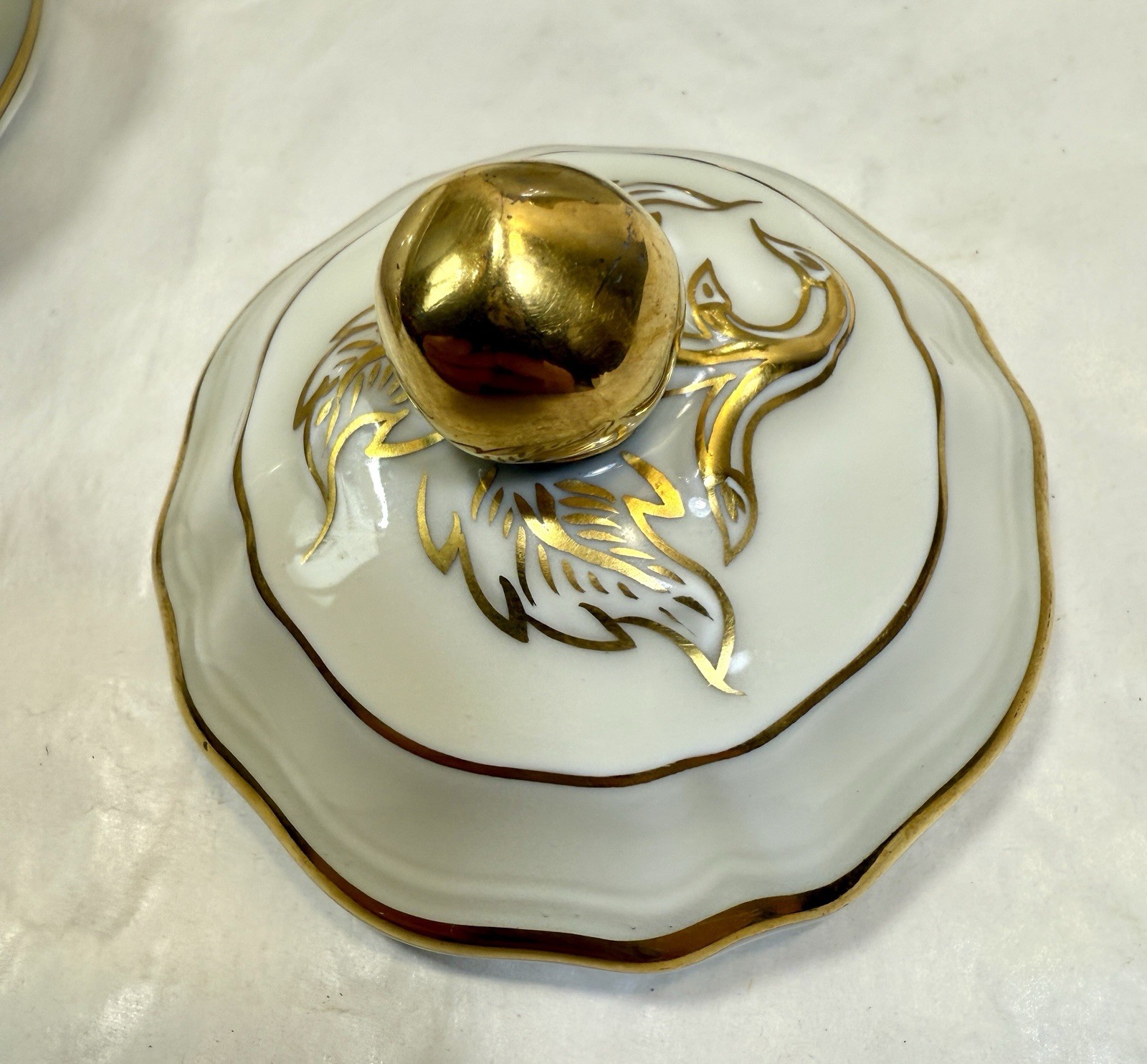 Bernardaud Limoges Louis XV Creamer and Sugar Bowl - Image 7