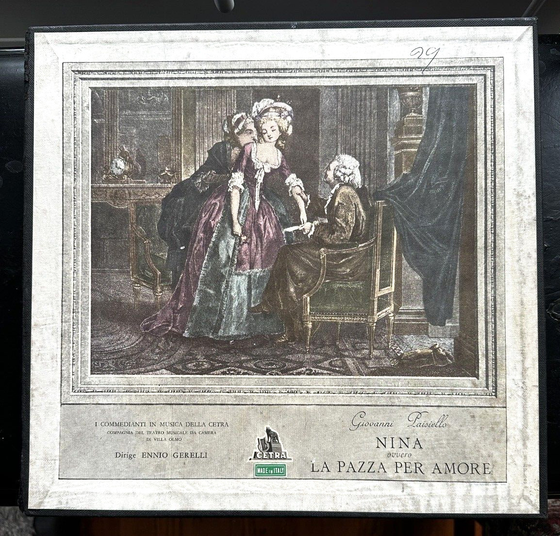 Paisiello: Nina O La Pazza Per Amore - Cetra LPC 1264 - Image 1