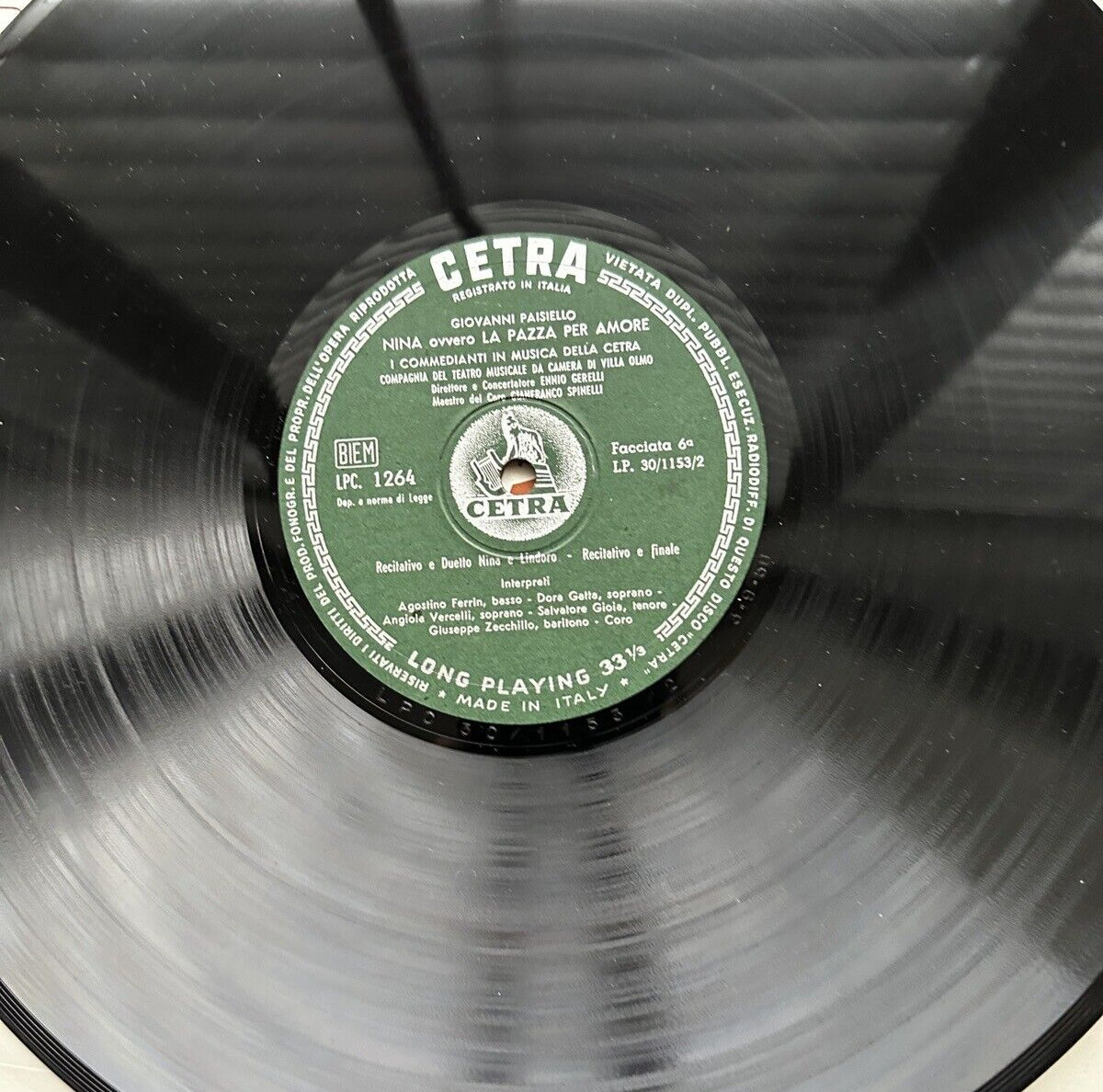 Paisiello: Nina O La Pazza Per Amore - Cetra LPC 1264 - Image 12