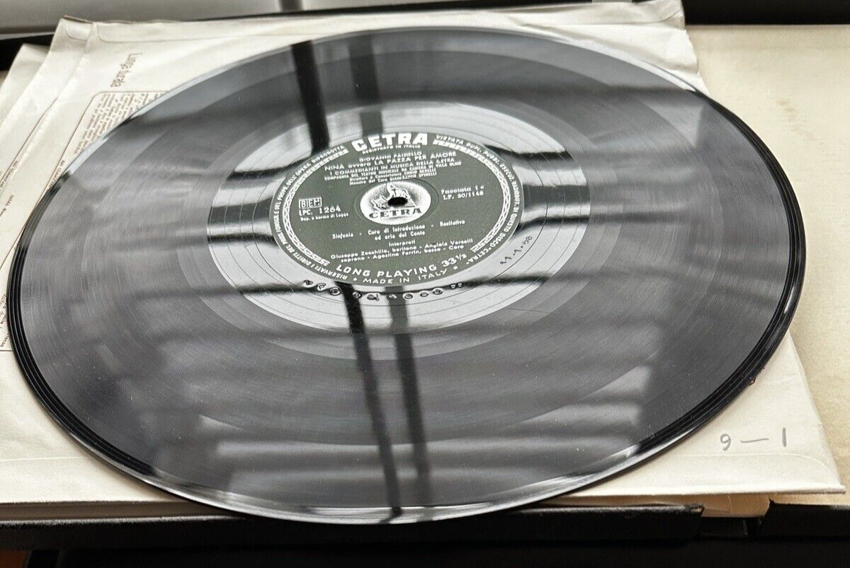 Paisiello: Nina O La Pazza Per Amore - Cetra LPC 1264 - Image 13