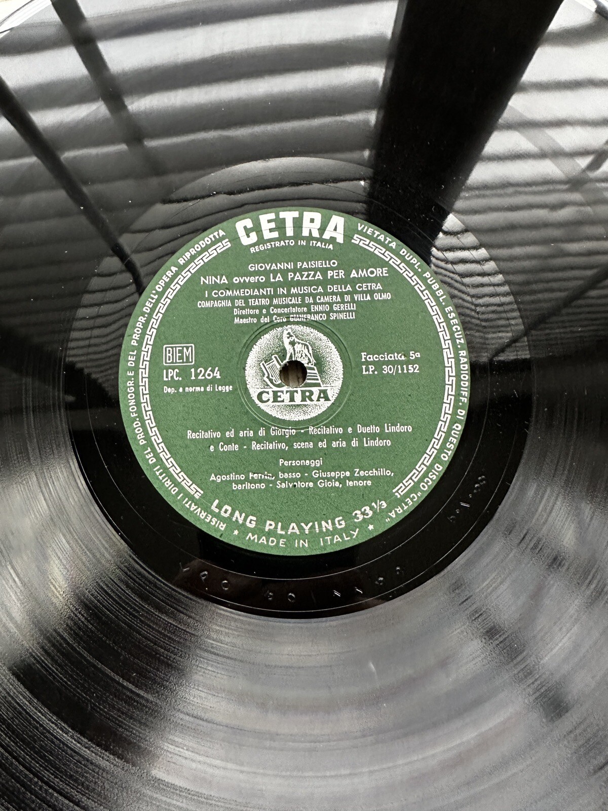 Paisiello: Nina O La Pazza Per Amore - Cetra LPC 1264 - Image 4
