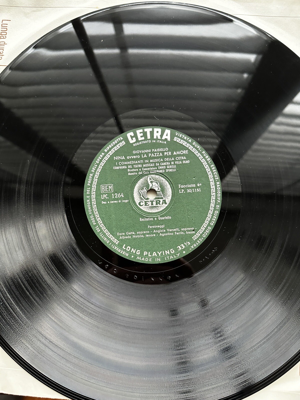 Paisiello: Nina O La Pazza Per Amore - Cetra LPC 1264 - Image 10