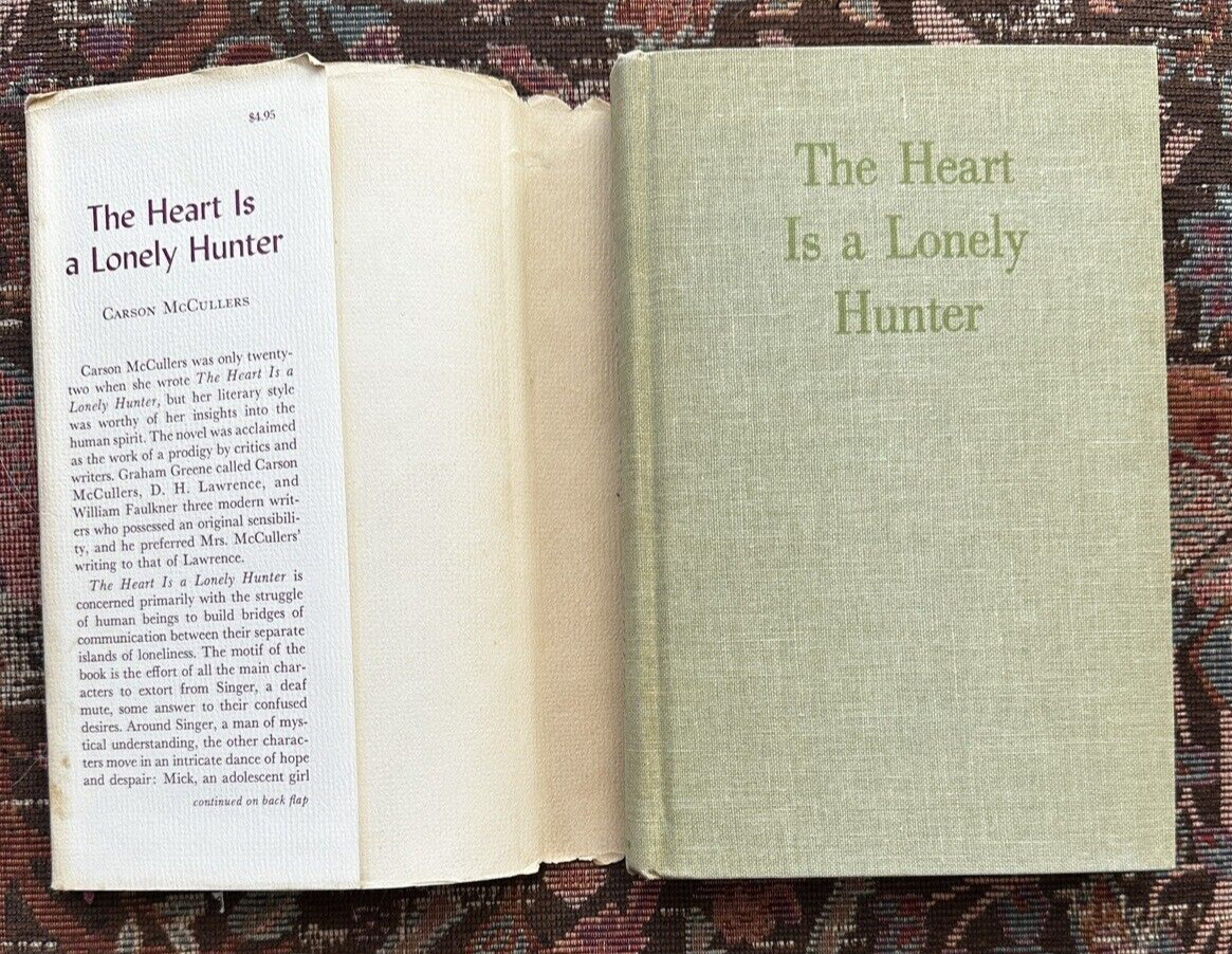 Carson McCullers - The Heart is a Lonely Hunter - 8th Printing 1960 - HCDJ - Image 1