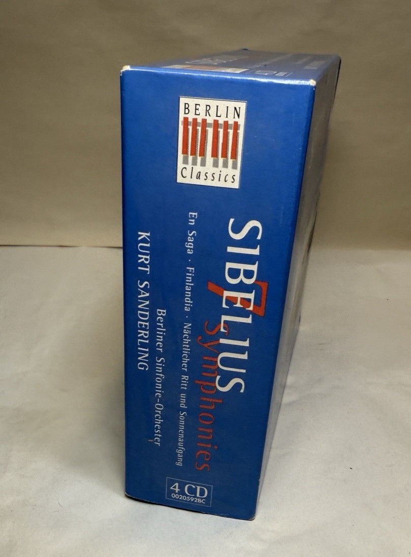 Sibelius - 7 Symphonies - BSO, Kurt Sanderling - Berlin Classics, 4-CD Set - Image 7