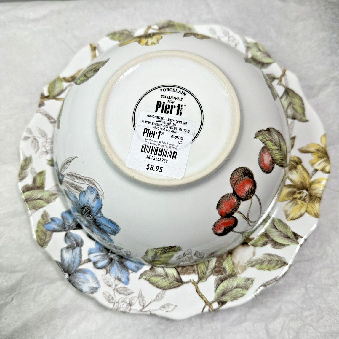 Pier 1 Sofie The Bunny Porcelain Place Setting:  Plate - Bowl - Mug - Goblet - Image 10