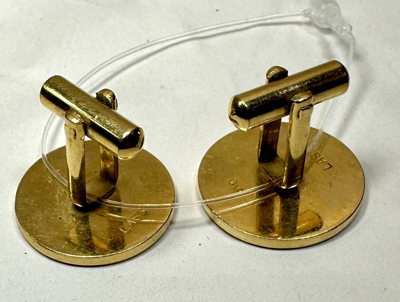 Family Crest Japan Samurai Emblem Mitsuba-Aoi Three Hollyhock Leaves Cufflinks - Image 3