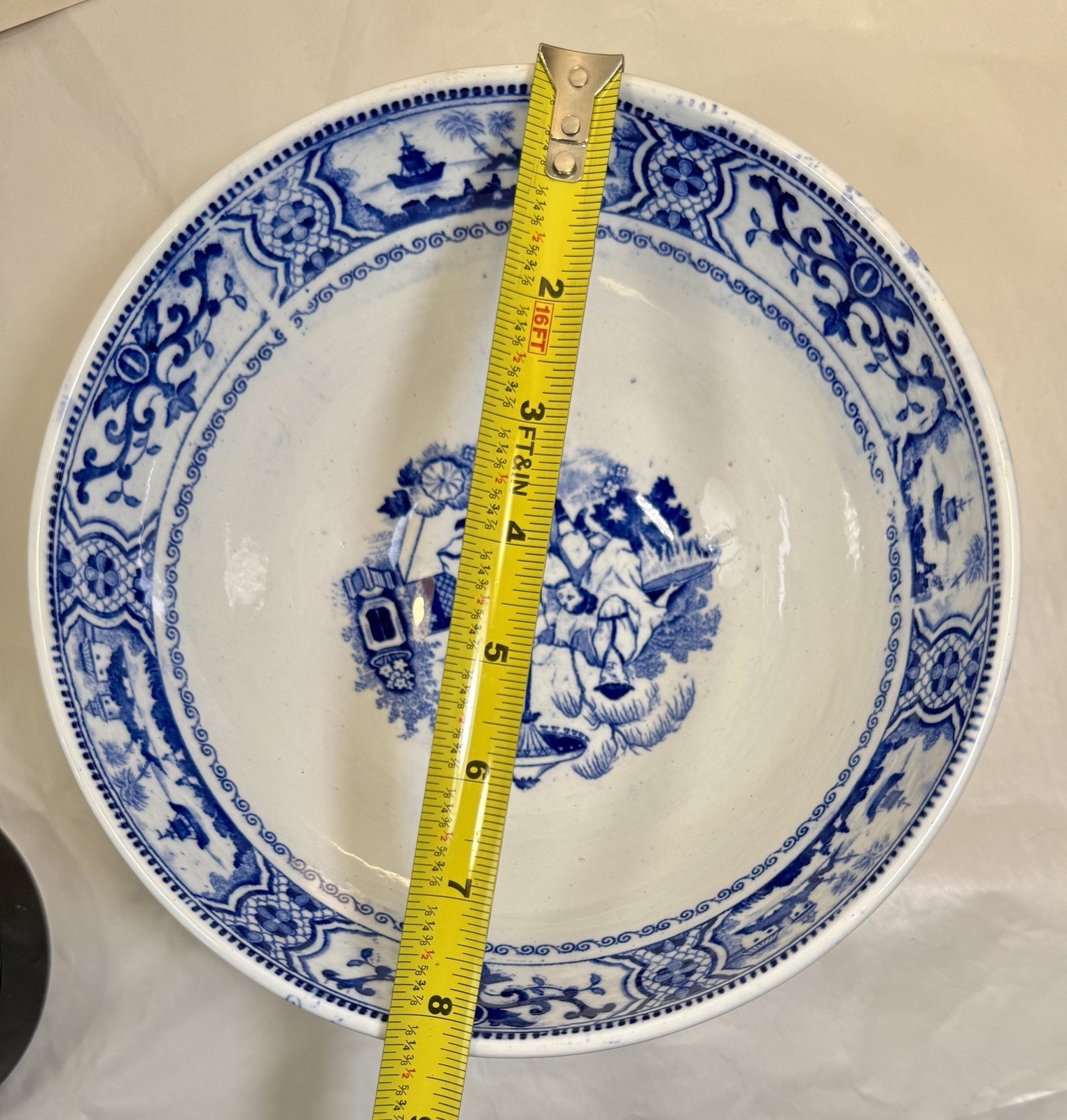 Petrus Regout & Co. Maastricht PaJong Porcelain Bowl Chinoiserie Transferware - Image 8