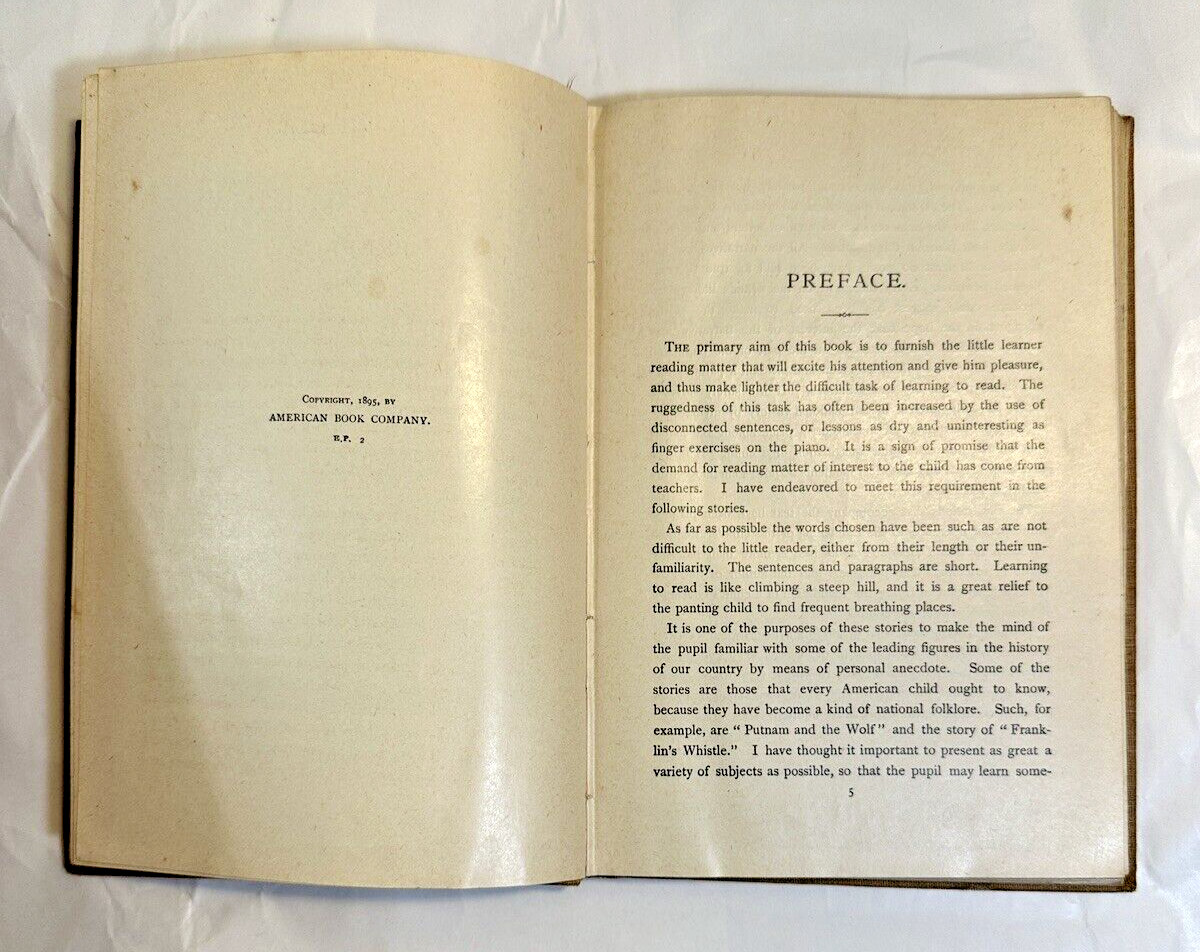 Stories Of Great Americans For Little Americans - Edward Eggleston- 1895 HC - Image 3