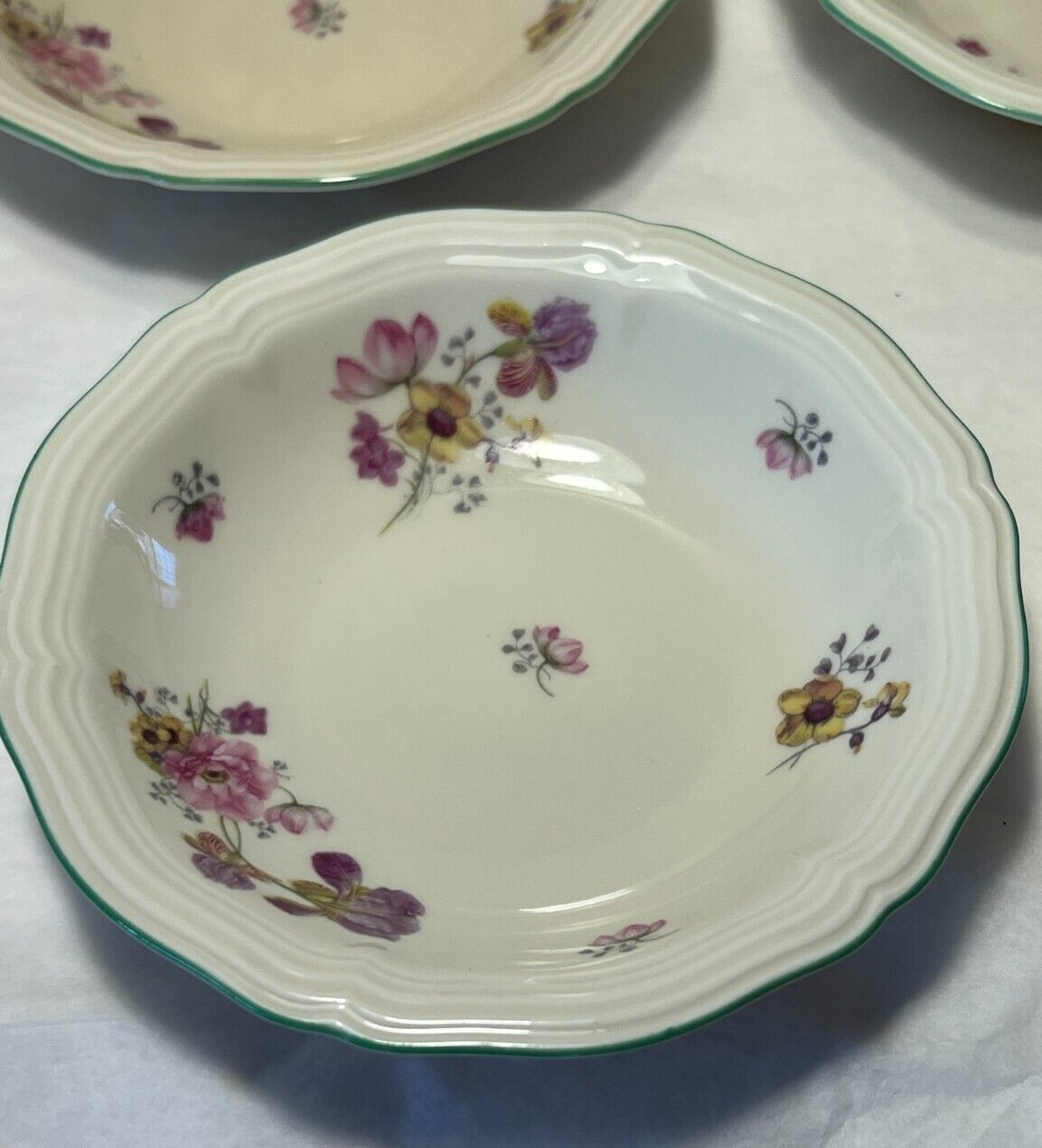Set of 4 Rosenthal Continental Bahnhof Selb Germany Chippendale Bowls 5 1/4 inch - Image 1