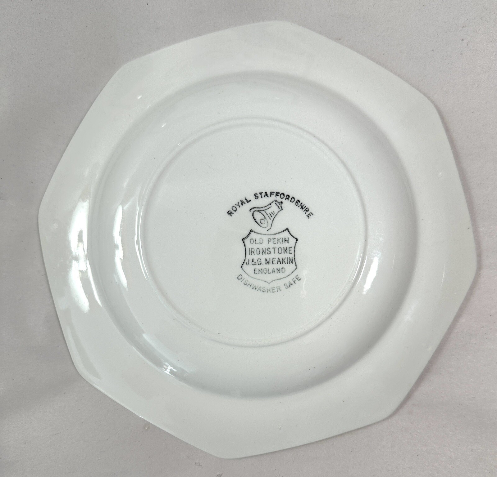 Old Pekin Octagon Blue J & G Meakin Royal Staffordshire - One Place Setting - Image 13