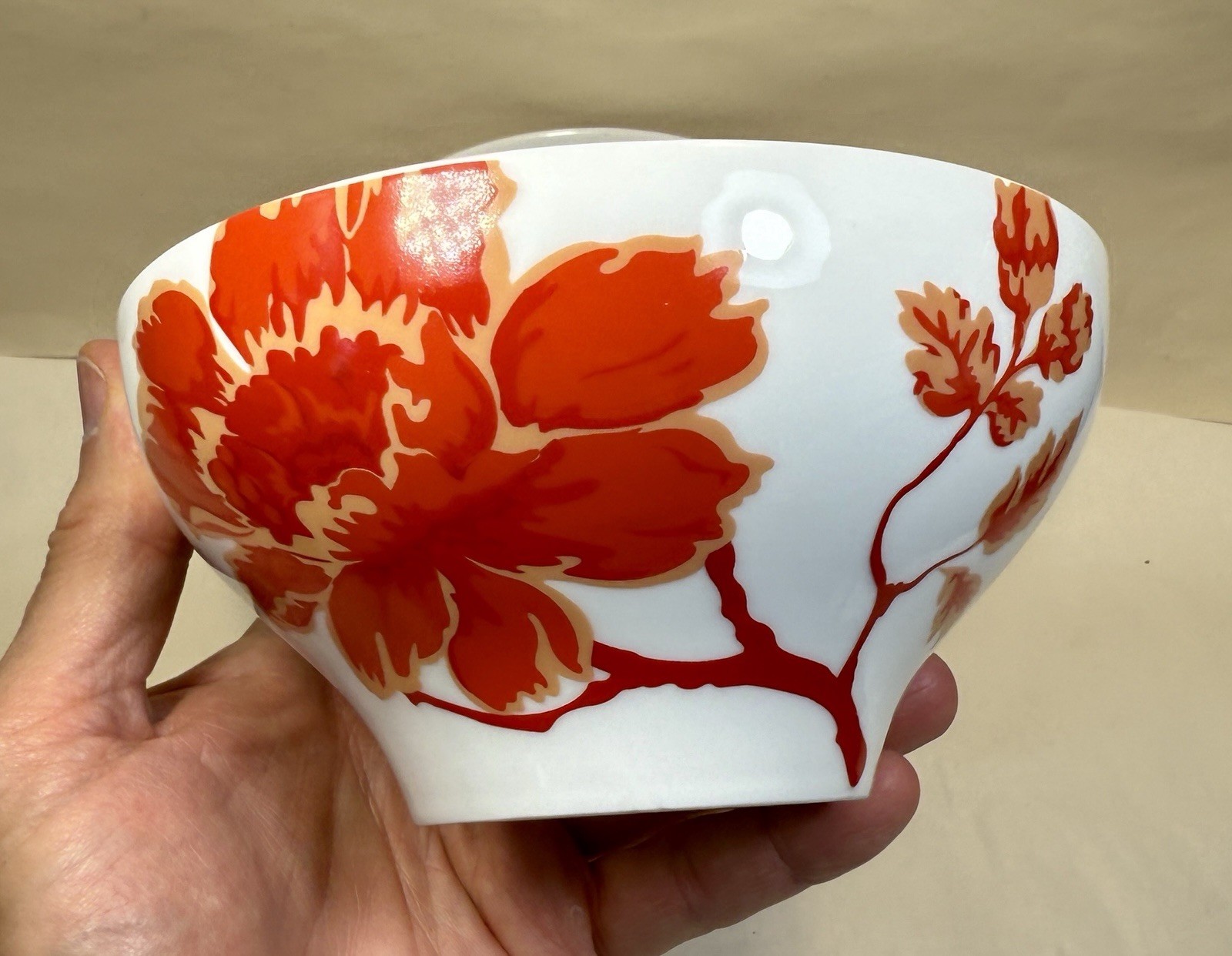 Set of 6 (Six) Home Carmine Blossom Soup / Salad Bowls - 6" - NOS - Image 1