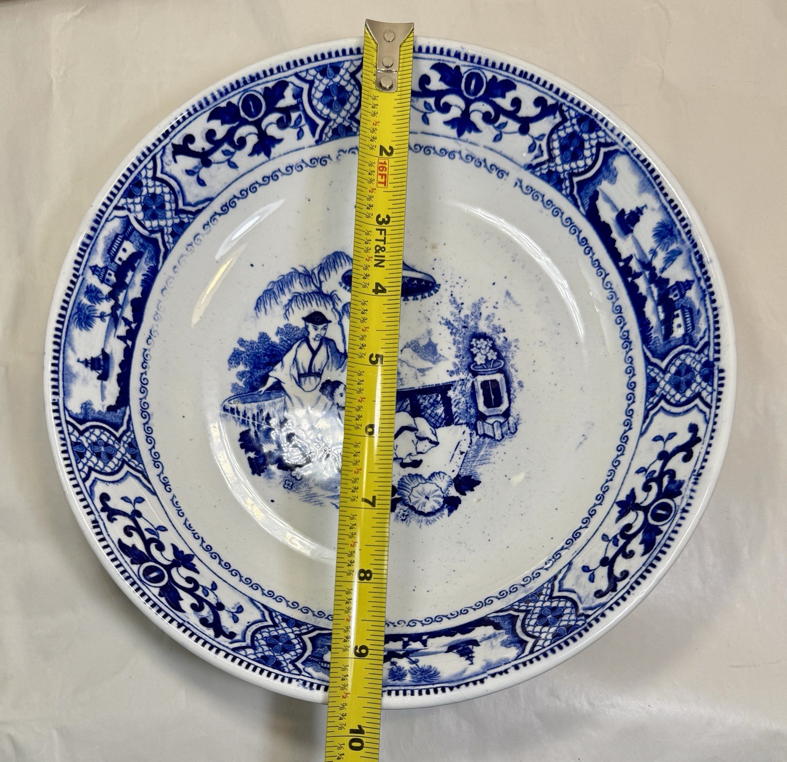 Chinoiserie Transferware Petrus Regout & Co. Maastricht PaJong Porcelain Bowl - Image 3