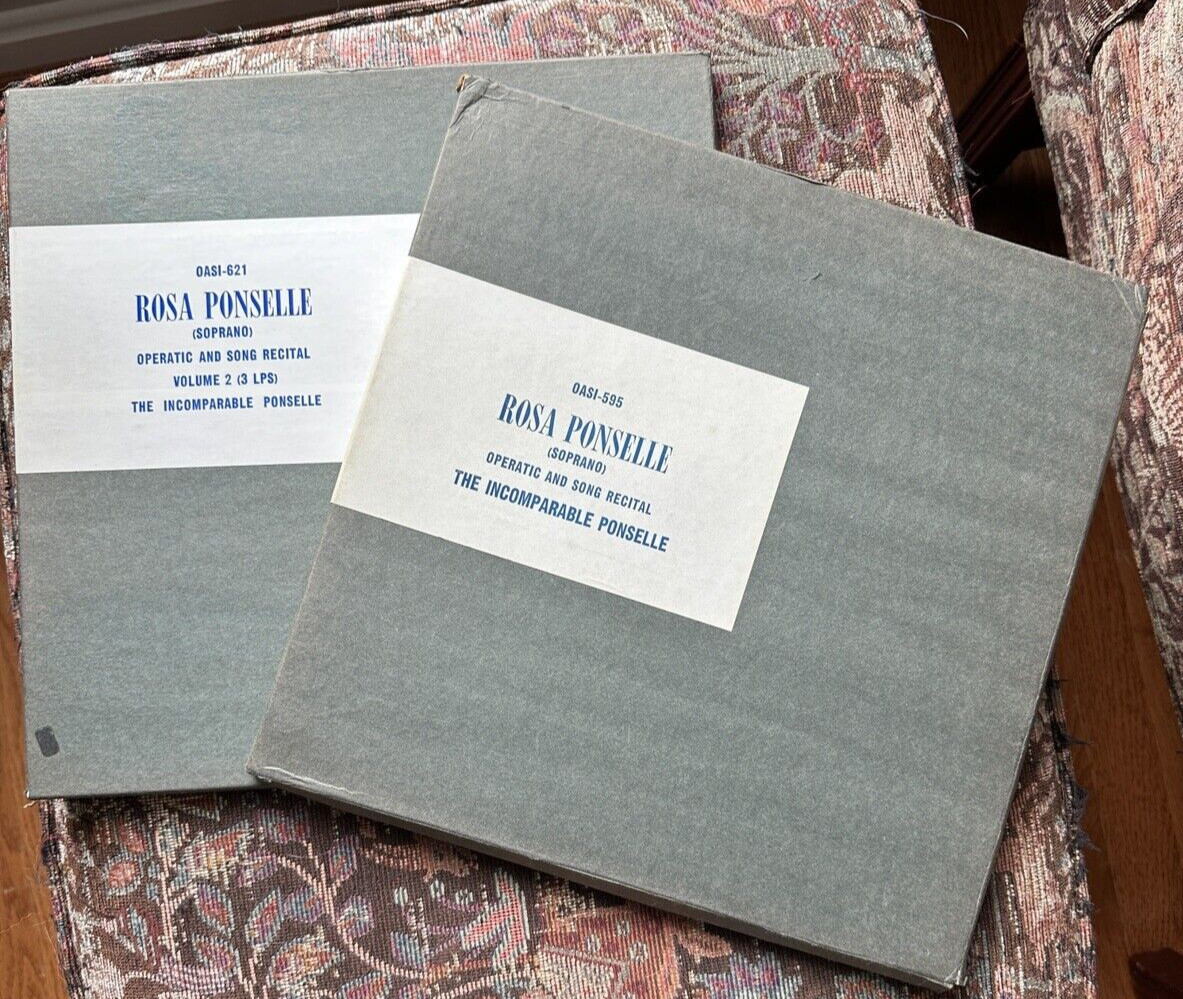 Rosa Ponselle - Incomparable Ponselle - Operatic & Song Recital - OASI - 6 LPS - Image 1