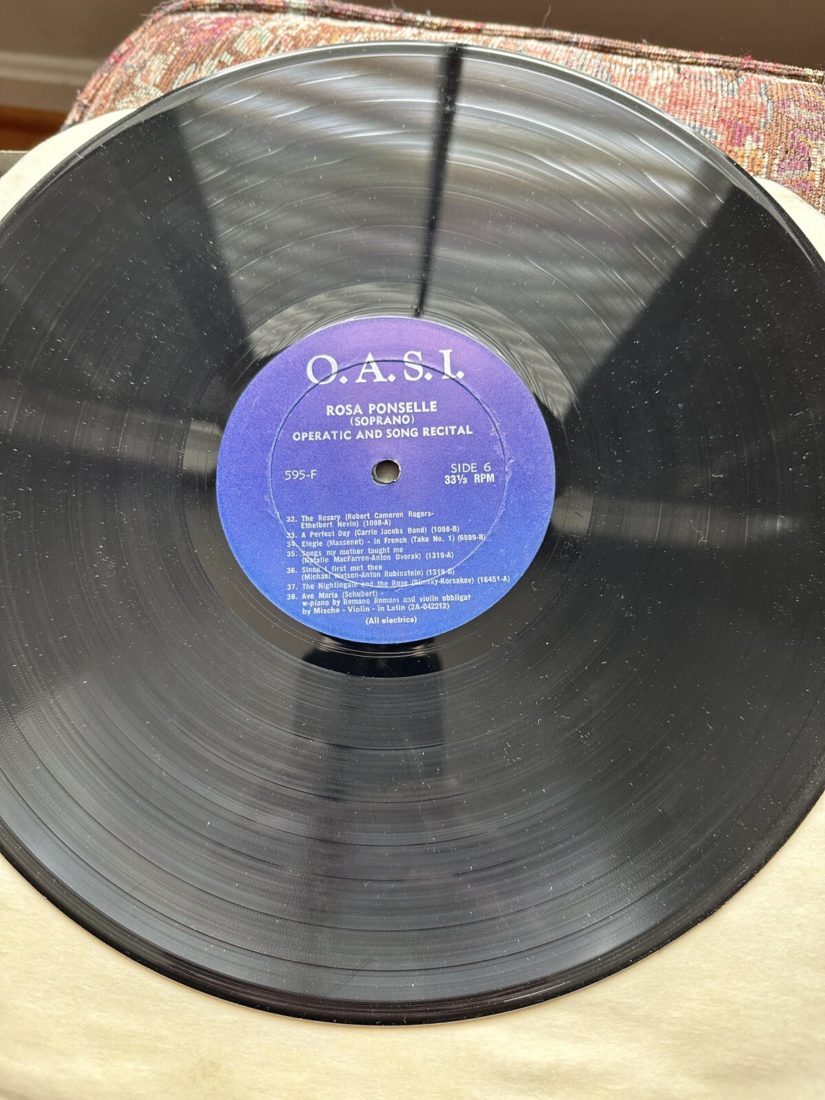 Rosa Ponselle - Incomparable Ponselle - Operatic & Song Recital - OASI - 6 LPS - Image 4