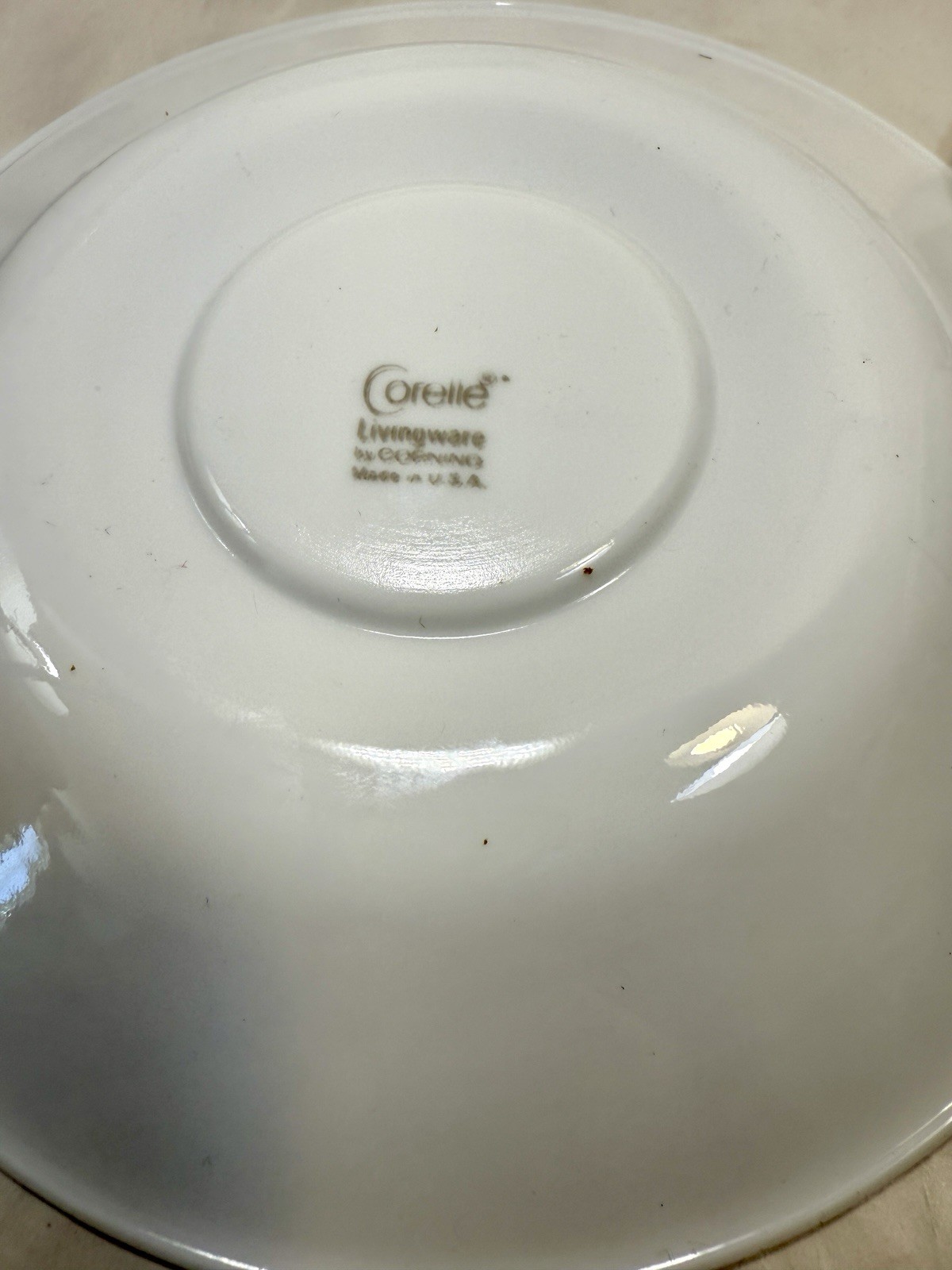 Corelle Livingware Coffee Cups Saucers Green Crazy Daisy Spring Blossom Set of 4 - Image 5