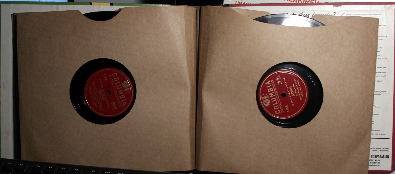 1941 XAVIER CUGAT'S MEXICO 78 RPM 10" LP 4 Record Set C-98 Rumba 40s Latin Jazz - Image 2