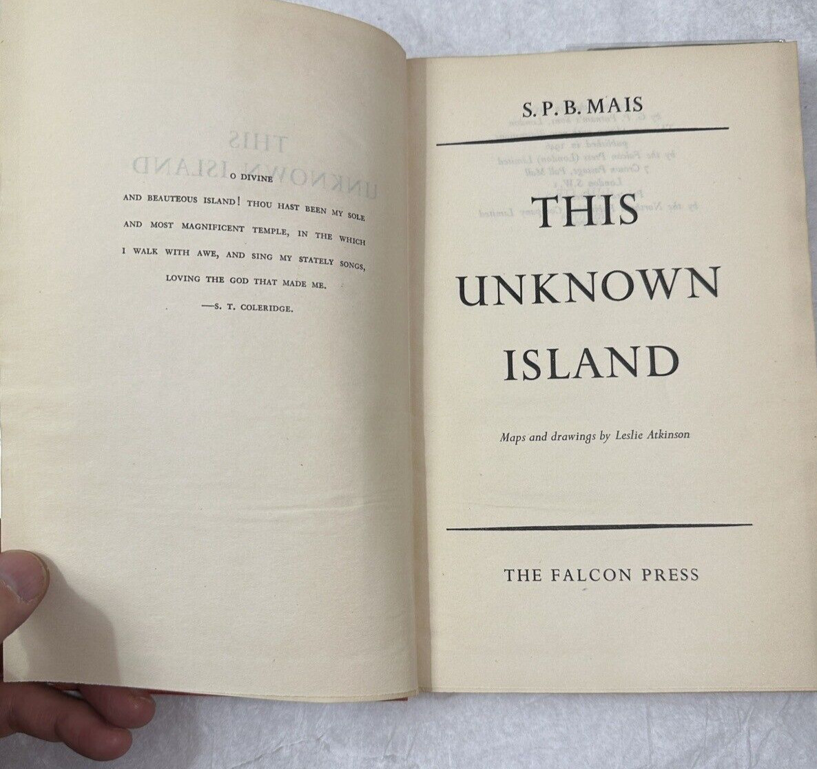 This Unknown Island, S P B Mais, 1946 - First Edition with New Illustrations - Image 2