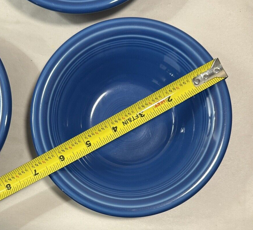 Four Fiesta Lapis 6.5" Stacking Bowl 11 oz Soup Cereal Homer Laughlin New w/Tags - Image 5