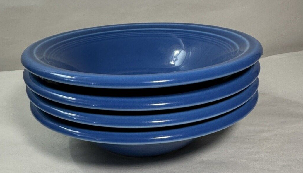 Four Fiesta Lapis 6.5" Stacking Bowl 11 oz Soup Cereal Homer Laughlin New w/Tags - Image 7