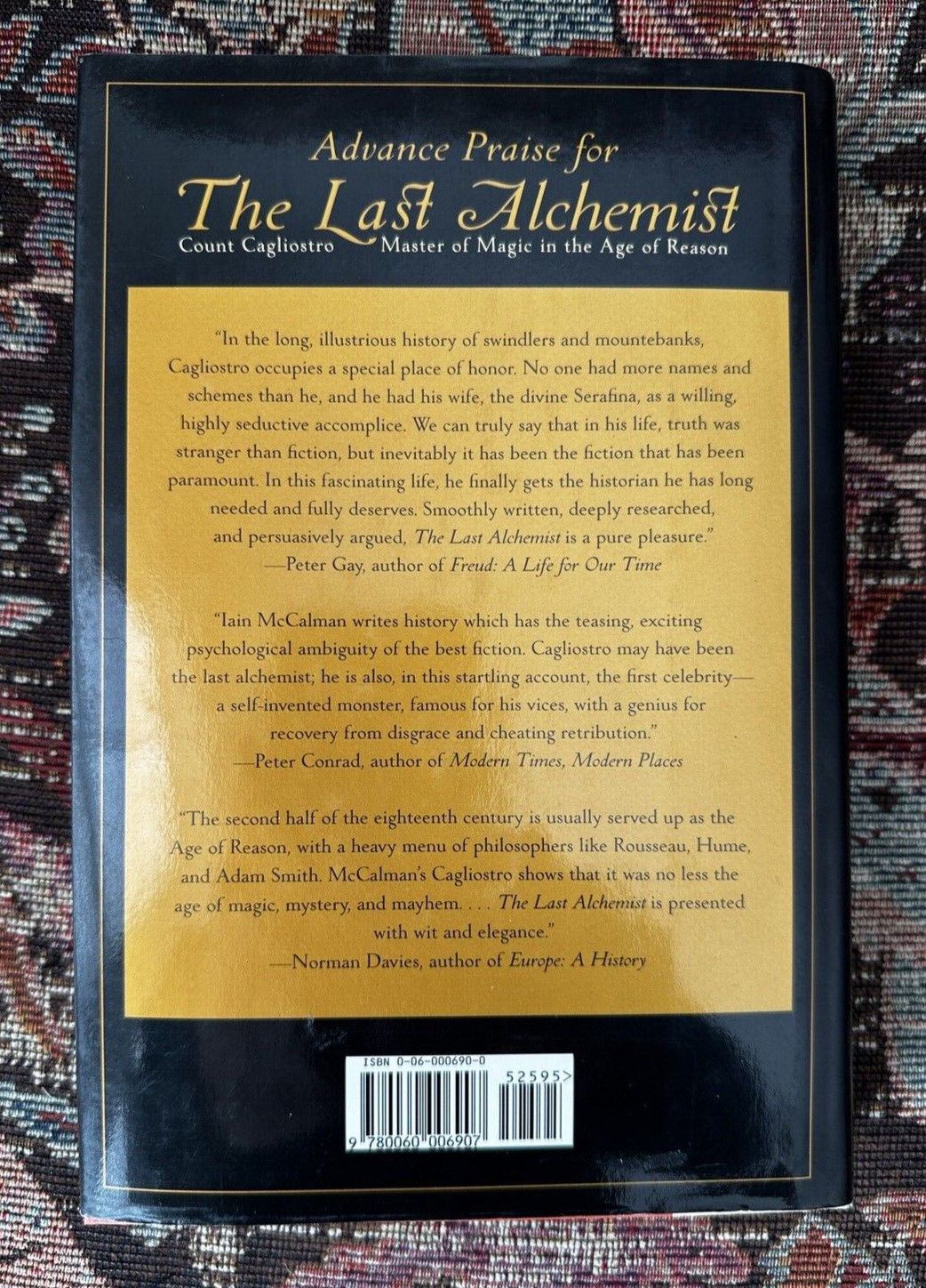 The Last Alchemist: Count Cagliostro -  Iain McCalman - HCDJ - Image 6