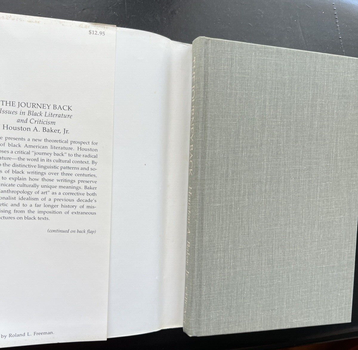 The Journey Back: Issues In Black Literature -Houston A Baker Jr. - Signed - Image 2