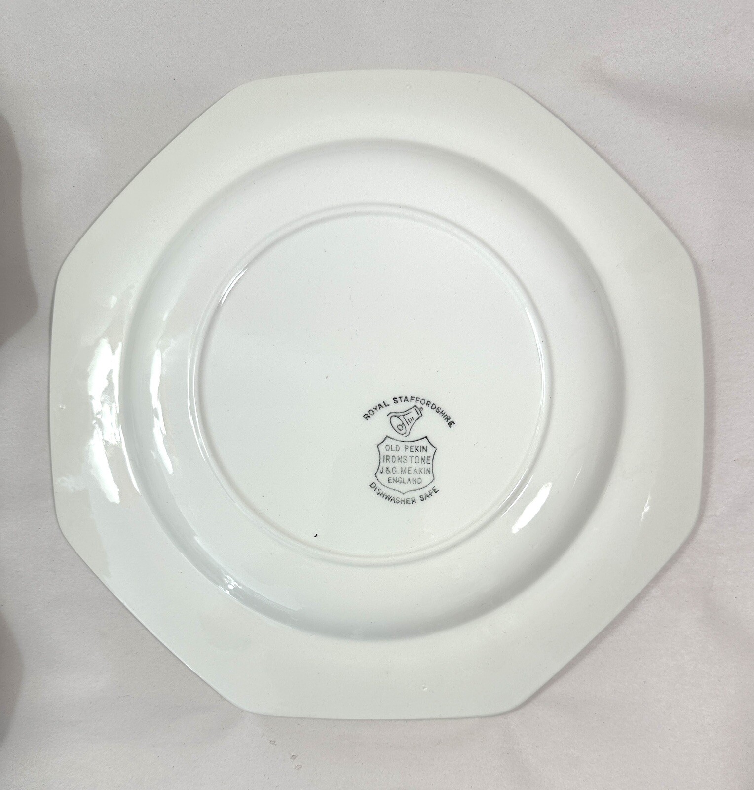 Old Pekin Octagon Blue J & G Meakin Royal Staffordshire - One Place Setting - Image 16