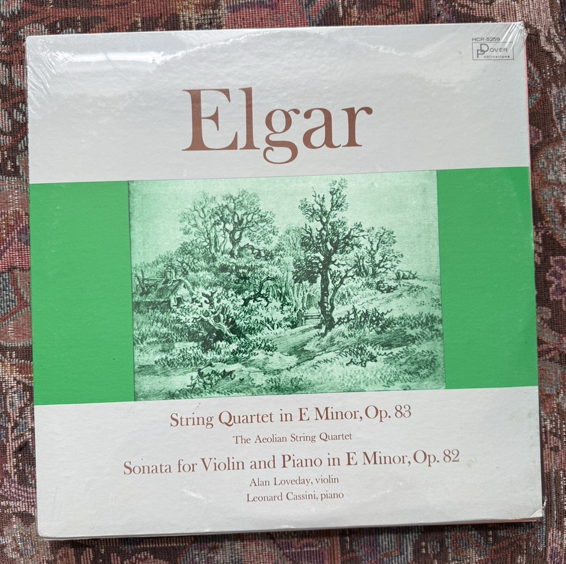 SEALED: Elgar - String Quartet & Violin Sonata - HCR-ST-7259