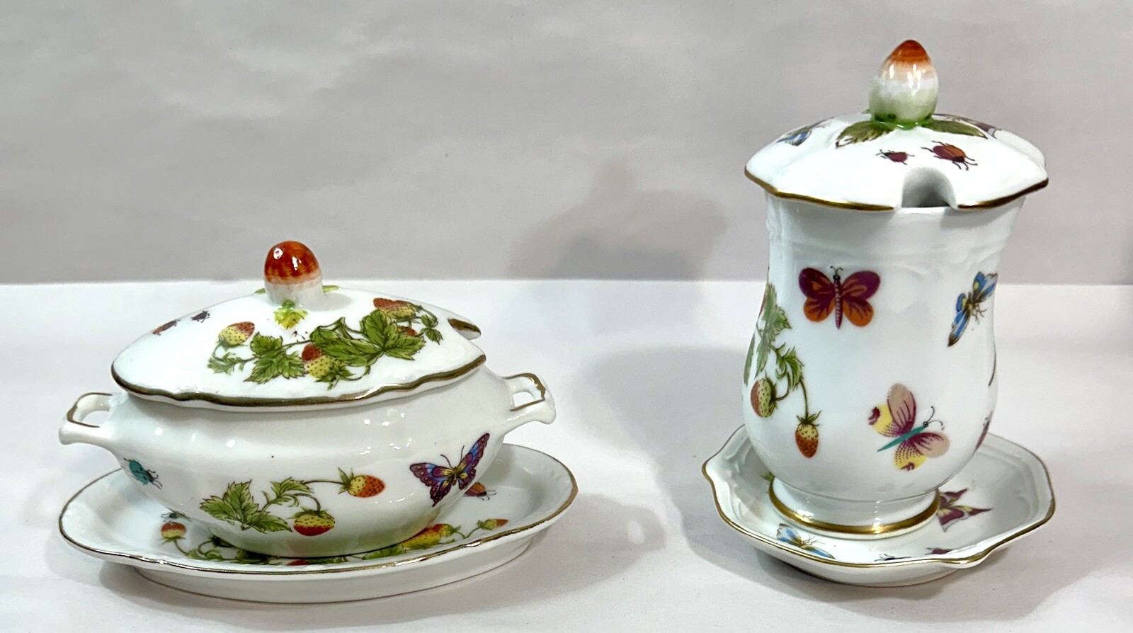 Vintage Ardalt Lenwile Honey Pot and Sugar Bowl - Made in Japan - Image 12