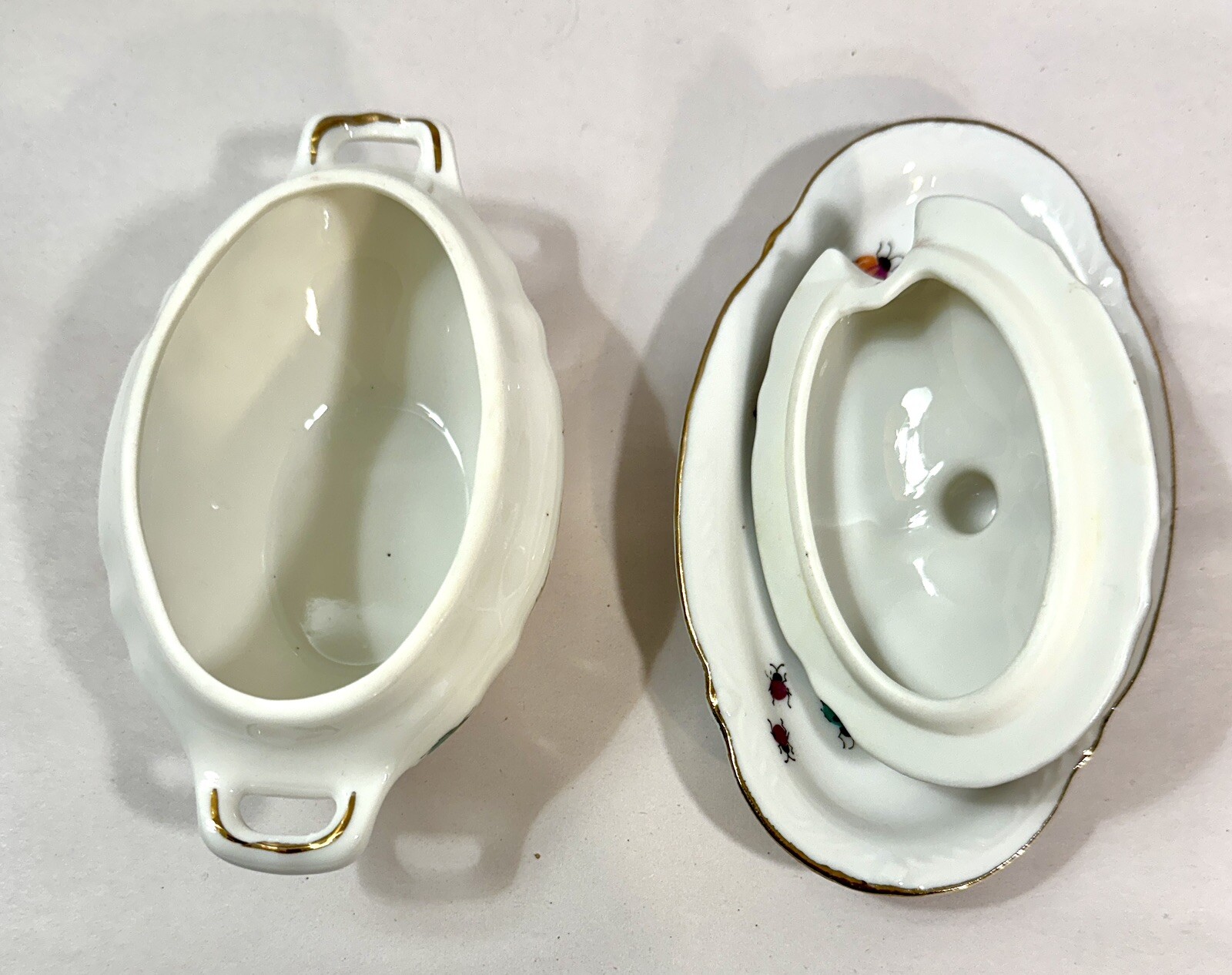 Vintage Ardalt Lenwile Honey Pot and Sugar Bowl - Made in Japan - Image 5