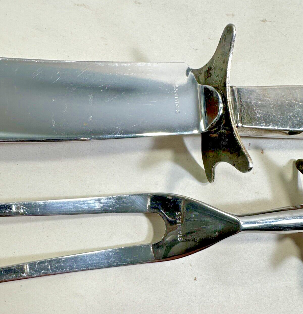 Northern Lights Large Carving Set International Sterling Silver - Image 8