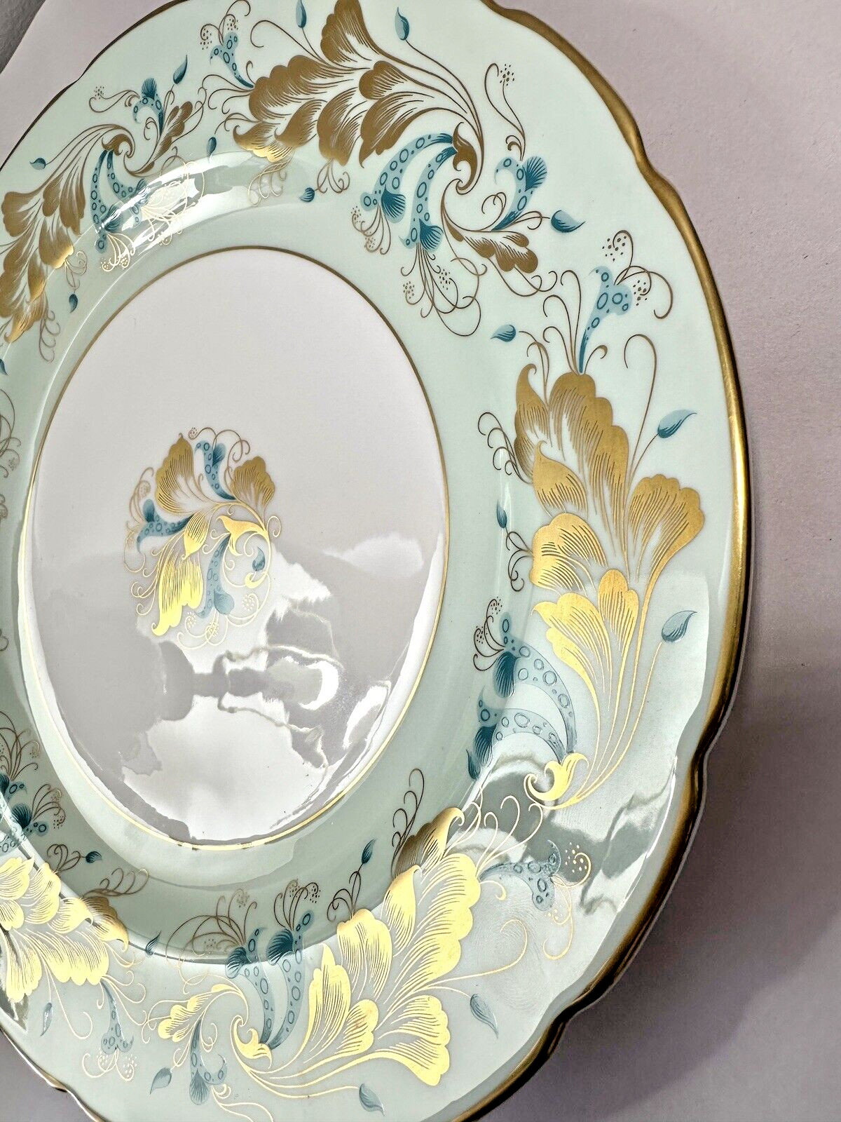 Coalport Strange Orchid Chop Plate / Platter - 12"  UK Made - Image 1