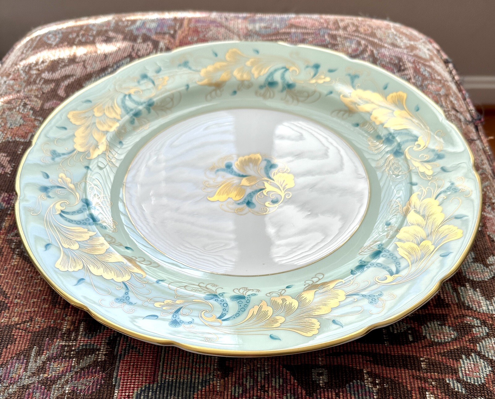 Coalport Strange Orchid Chop Plate / Platter - 12"  UK Made - Image 2