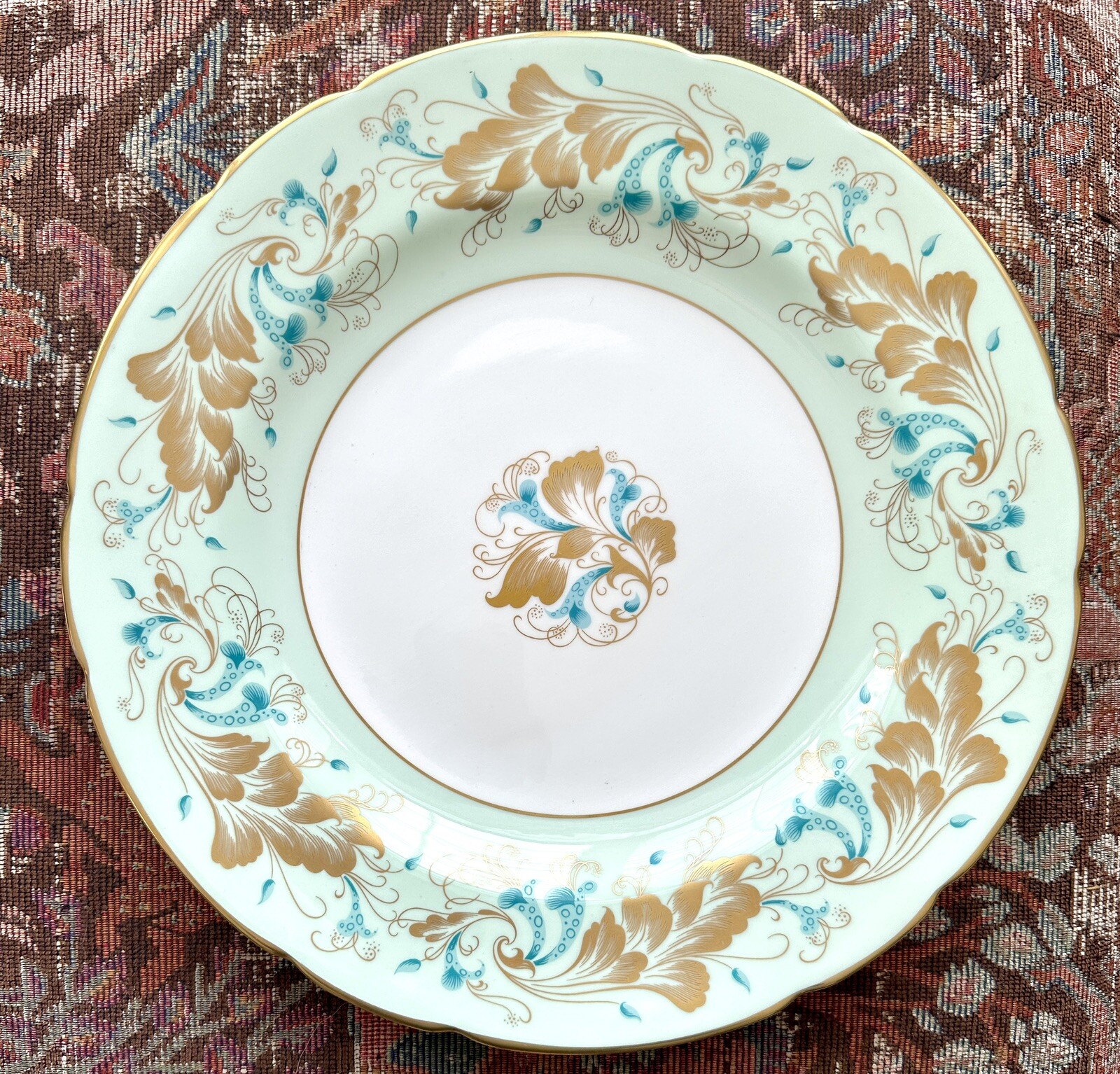 Coalport Strange Orchid Chop Plate / Platter - 12"  UK Made - Image 8