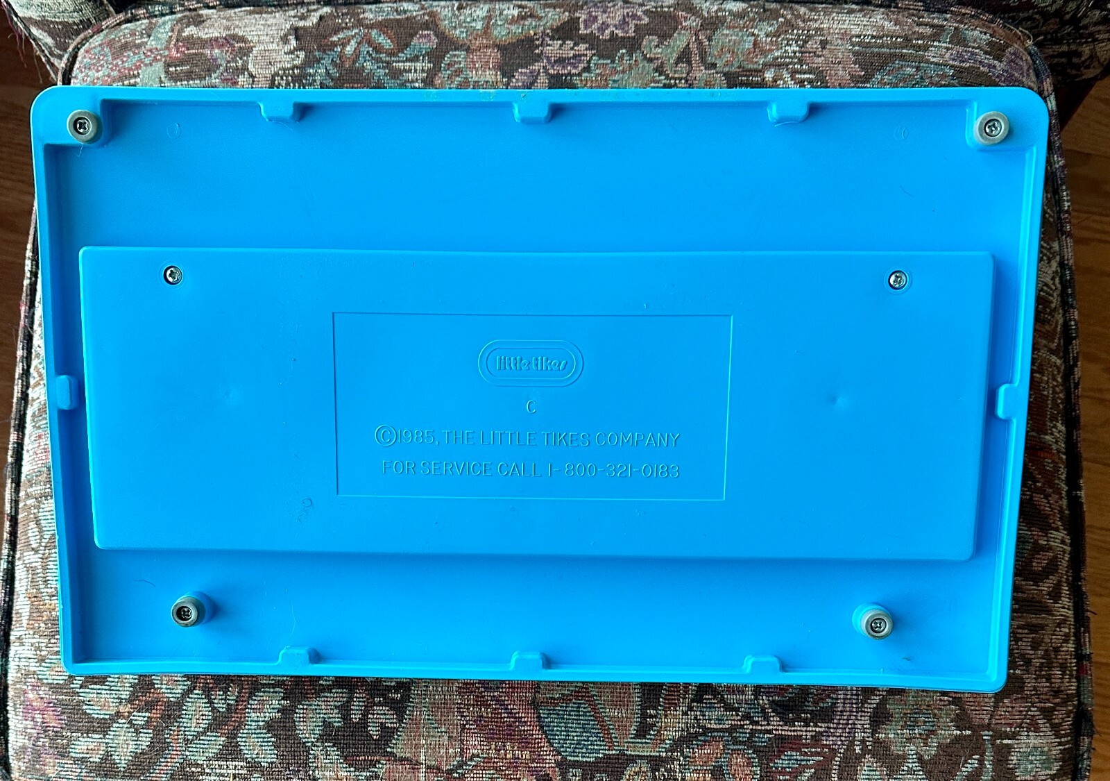 Little Tikes Tap A Tune Piano Keyboard Blue Vintage 1985 - Image 3