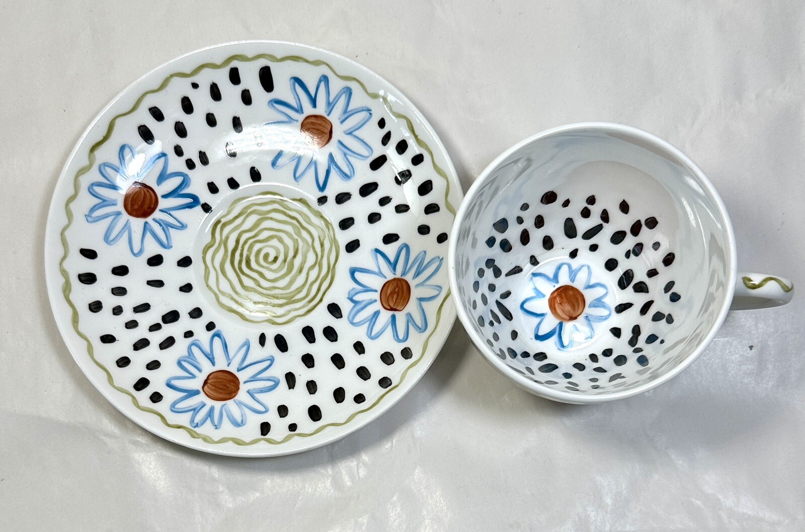 Angelica Bell 1934 Foley England Bone China Tea Cup & Saucer - Mint - Image 3