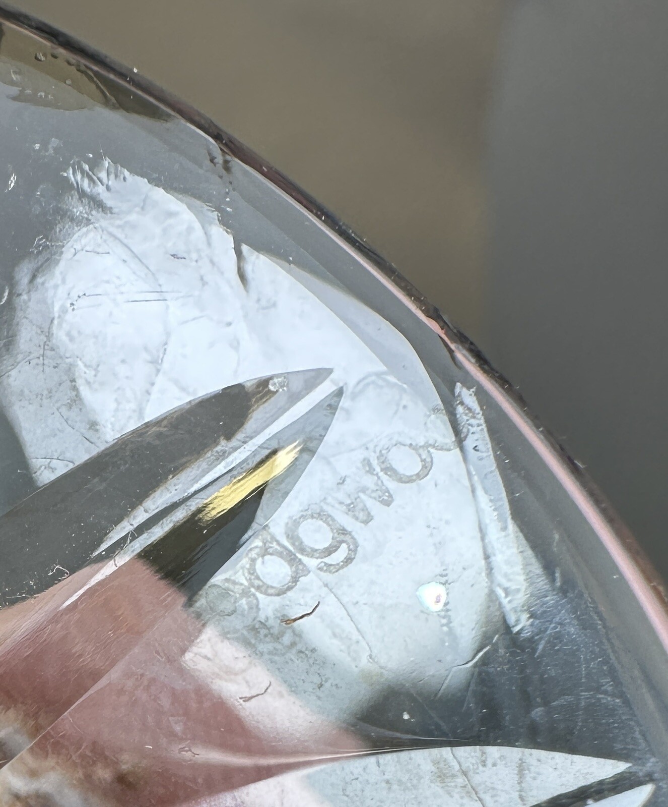 Set of 4 Galway Wedgewood Crystal Royal Irish 8 1/4" Water Wine Goblets Cut Base - Image 6