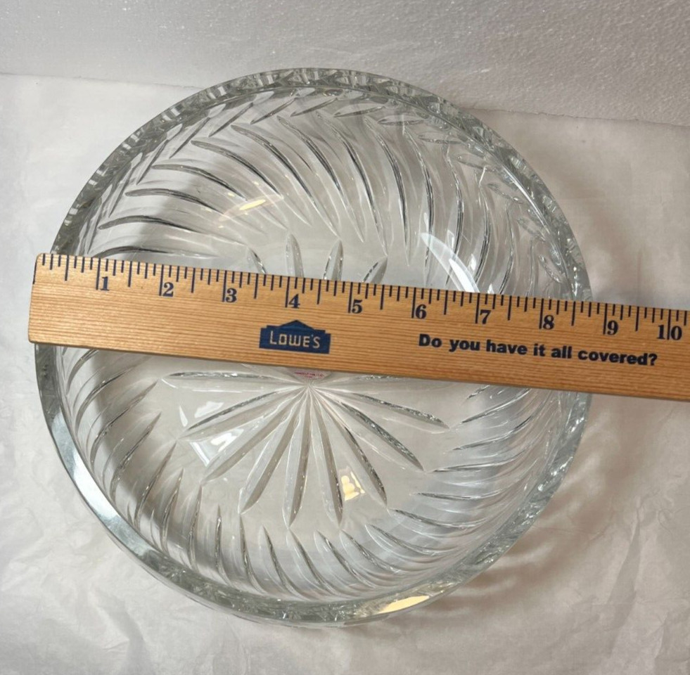 Badash Crystal Bowl - 9" - Image 1