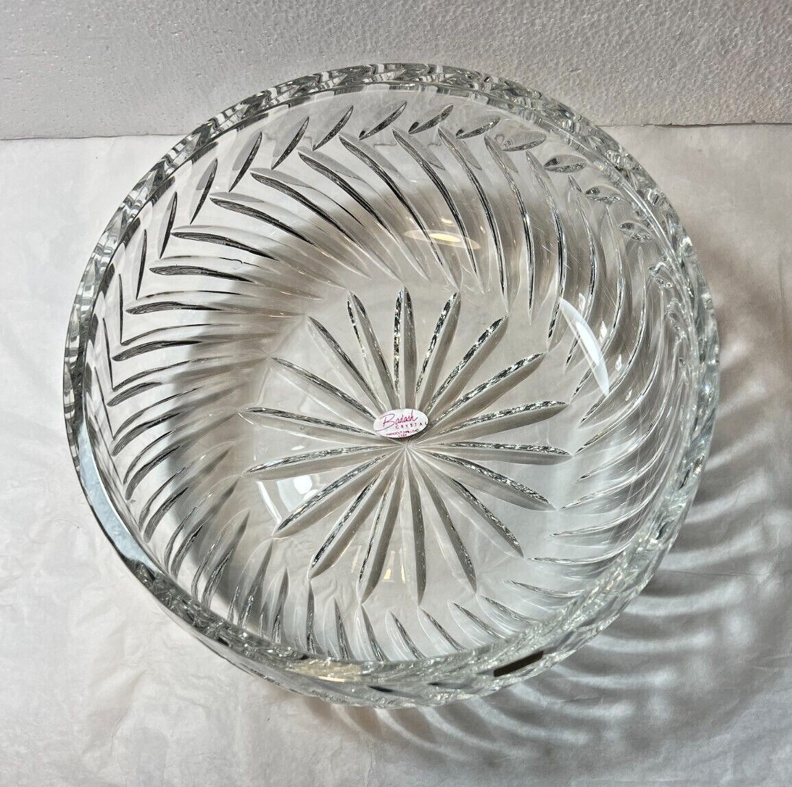 Badash Crystal Bowl - 9" - Image 3
